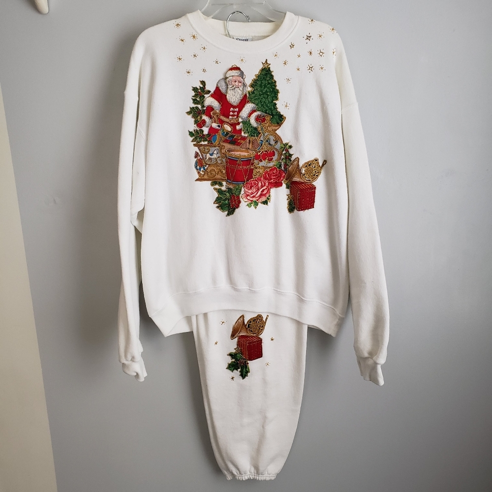 Vintage Custom Christmas Sweatsuit